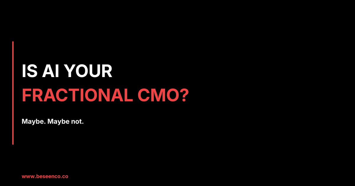 Is AI Your Fractional CMO?